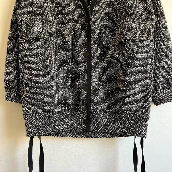 Cog The Big Smoke Hayden Cardigan in Black Pepper - Picture 7 of 16